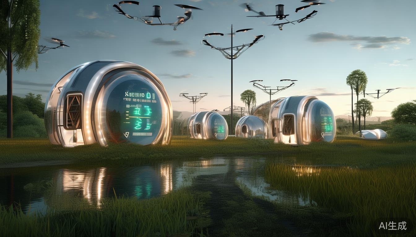 乡村环境污染物难监测空气/水源传感器，实时监测预警(2)