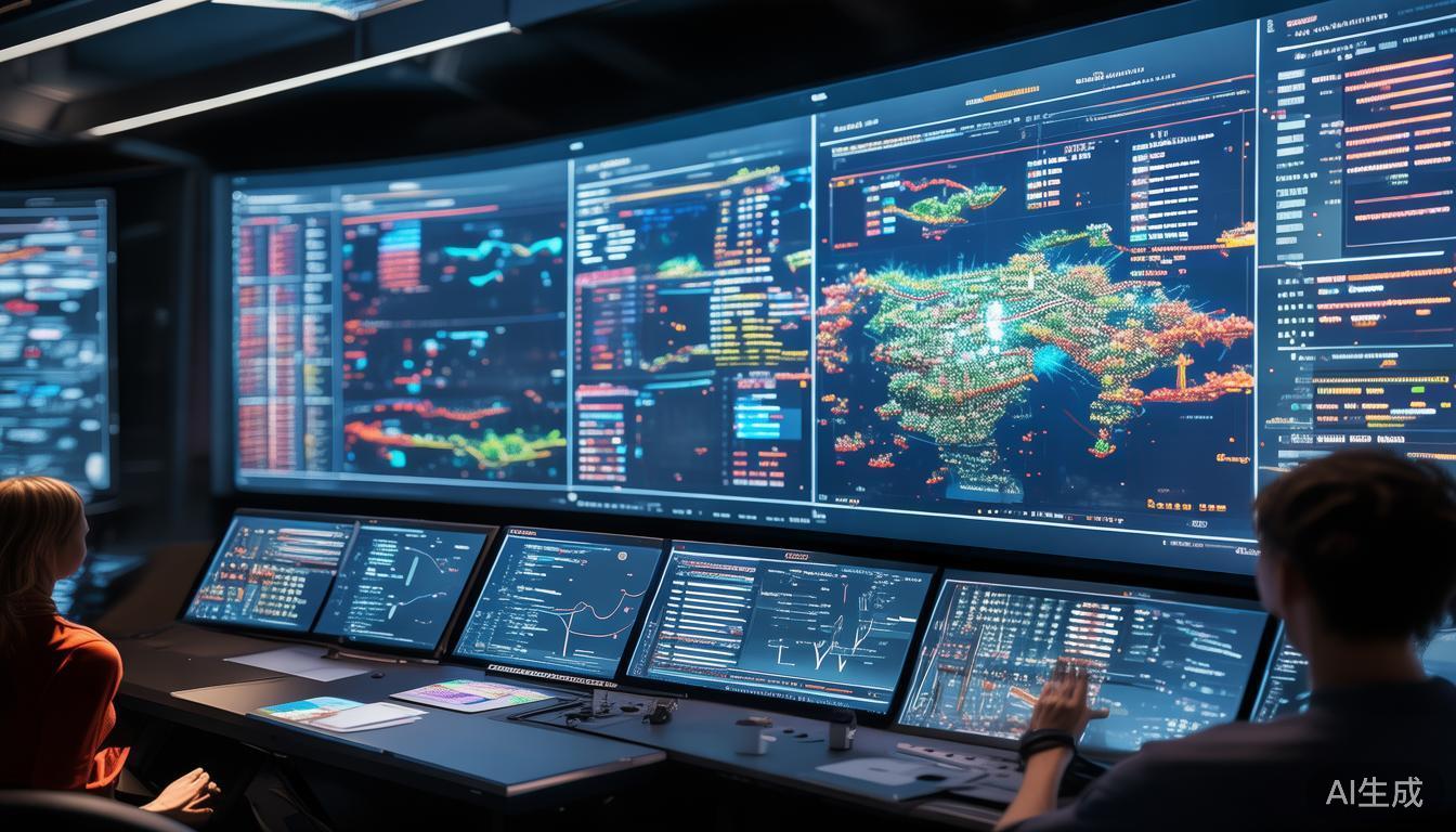 数字乡村建设效果难评估数据大屏实时展示，效果评估效率提80%(2)